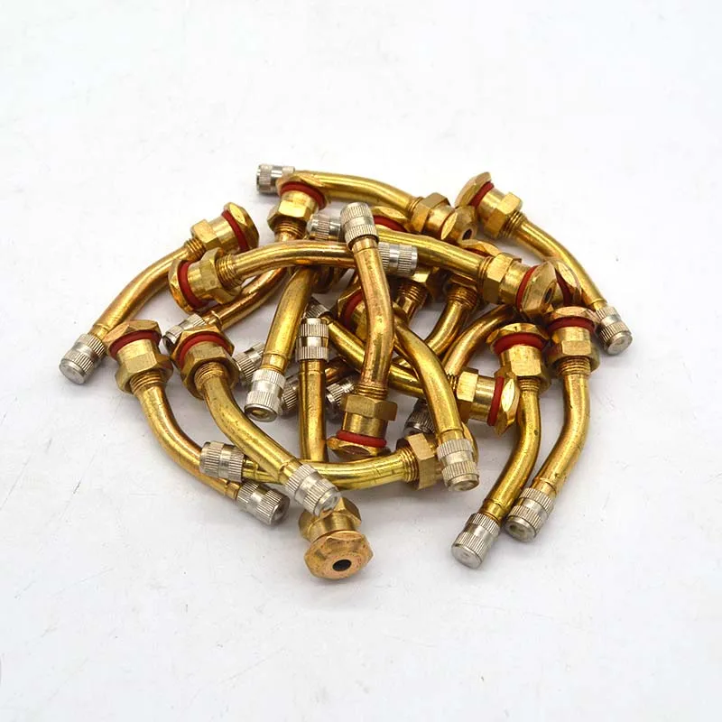 20pcs v3-20-5 high quality brass air tire valve extends car, truck, motorcycle tire parts, tire repair tools Pure copper valve