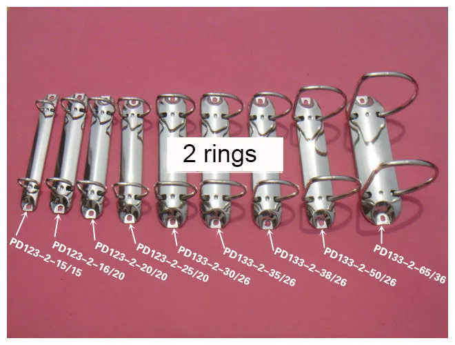 O D Q Shaped 2 Rings Binder Clips  Shape  15 25 30 38 50 65mm Diameter 133 123 Long