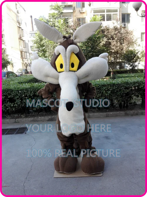 Wile E. Coyote mascot cartoon costume custom fancy costume anime cosplay kits mascotte cartoon theme fancy dress 41394