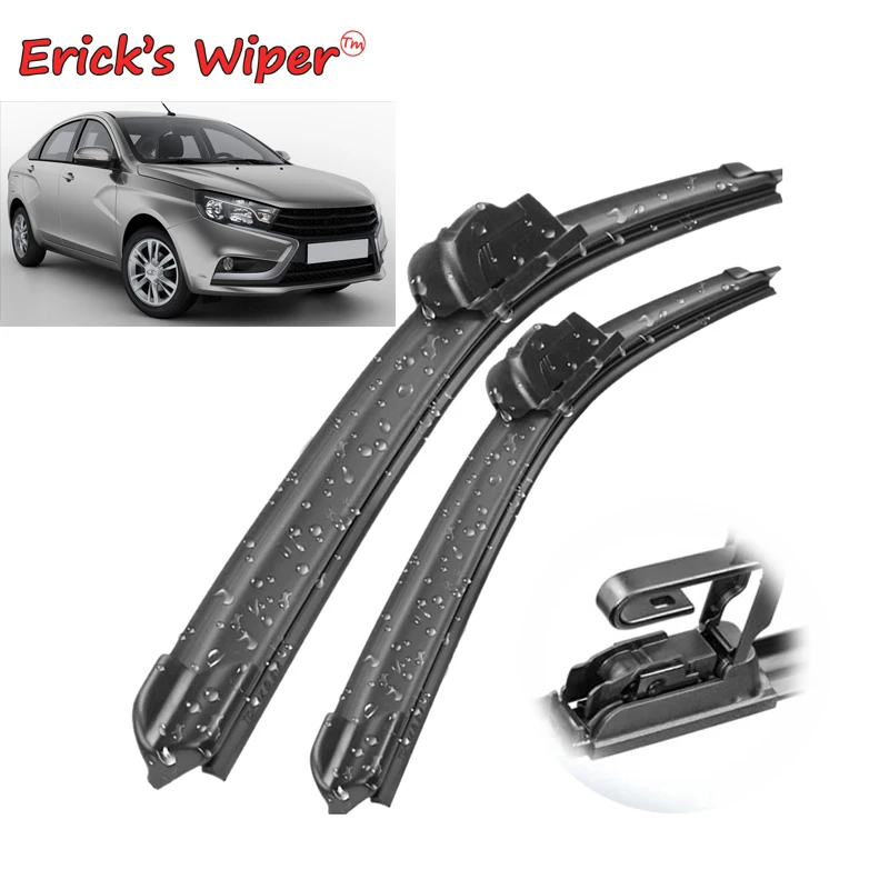 Erick\'s Wiper LHD Front Wiper Blades For Lada Vesta 2015 - 2018 Windshield Windscreen Clean Window Car Rain Brushes 24\