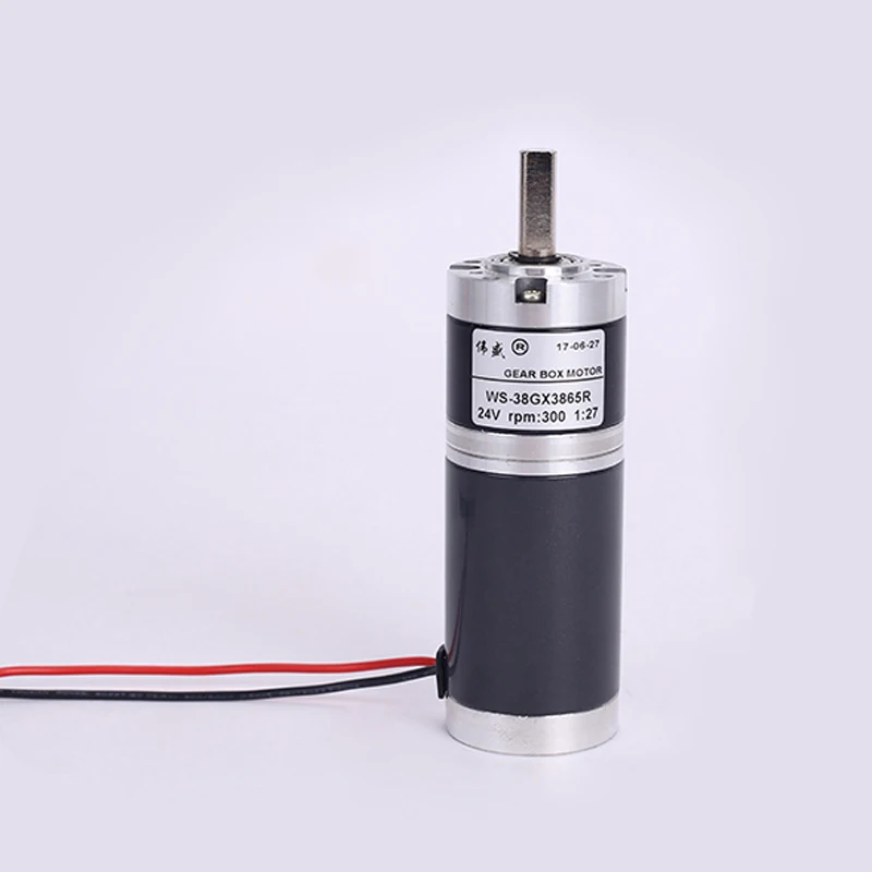 Motor de engranaje planetario 38GX3865R, 12V, 24V, DC, 15W, microengranaje