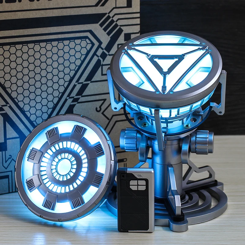 Avenger Mk43 MK6 Arc Reactor with LED Light Tony Stark Arc Reactor