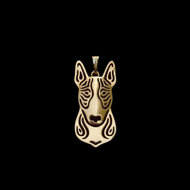 Women Alloy Pet Dog Pendants Jewelry Bull Terrier Pendants