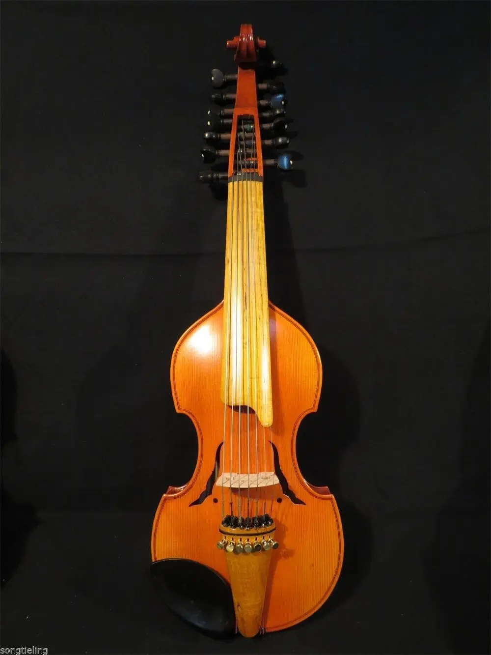 

Baroque style SONG Brand Master 7*7 strings 14" Viola d'Amore,#10007