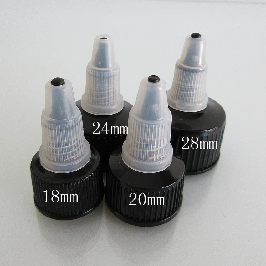 Plastic Bottle Bottle cap,18mm 20mm 24mm 28mm twist off cap for PE/PET bottle,twist cap ,Hair Gel Black Cap25pcs/lot