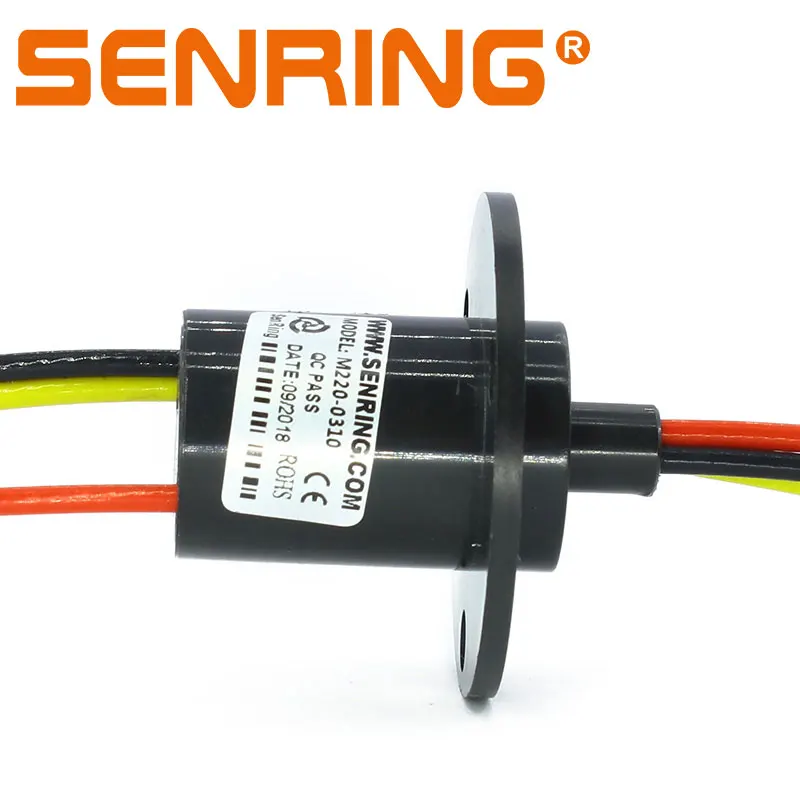 Factory Direct 3 Wires 10A of Capsule Slip Ring with Outer Diameter 22mm Rotary Union Joints