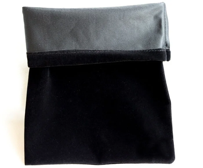 Einzelhandel ab 1 Stück 10x25 15x30 20x30 25x35 cm Große Schwarze Samt-Zugbeutel für Verpackung, Präsentation und Geschenke – Detail 4