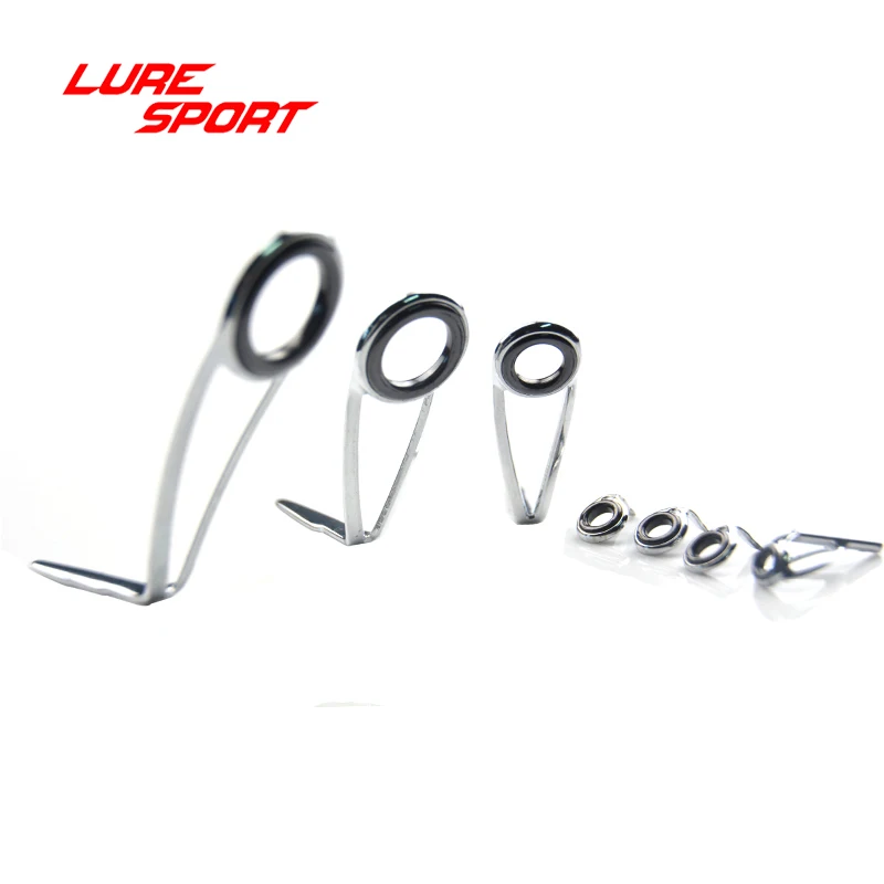 

LureSport 7pcs 8pcs Fishing Rod Guide set for Spinning Lure Rod Building Component Fishing Pole Repair DIY Accessory