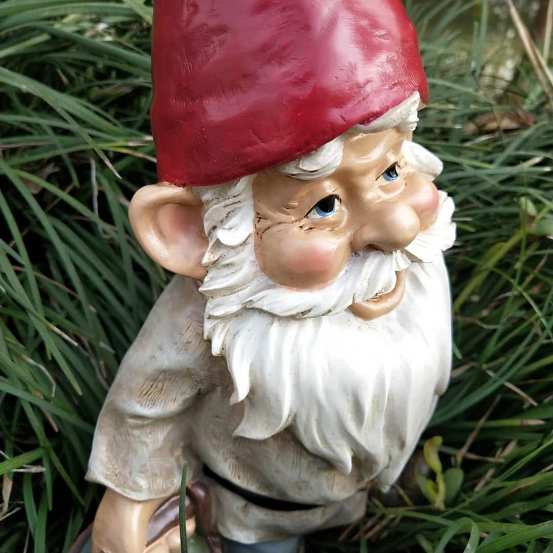 30cm duży rozmiar ogród żywica stary człowiek Gnome Elf figurka dziedziniec Dwarf posągi dom ogród ozdoby zewnętrzne ozdoby