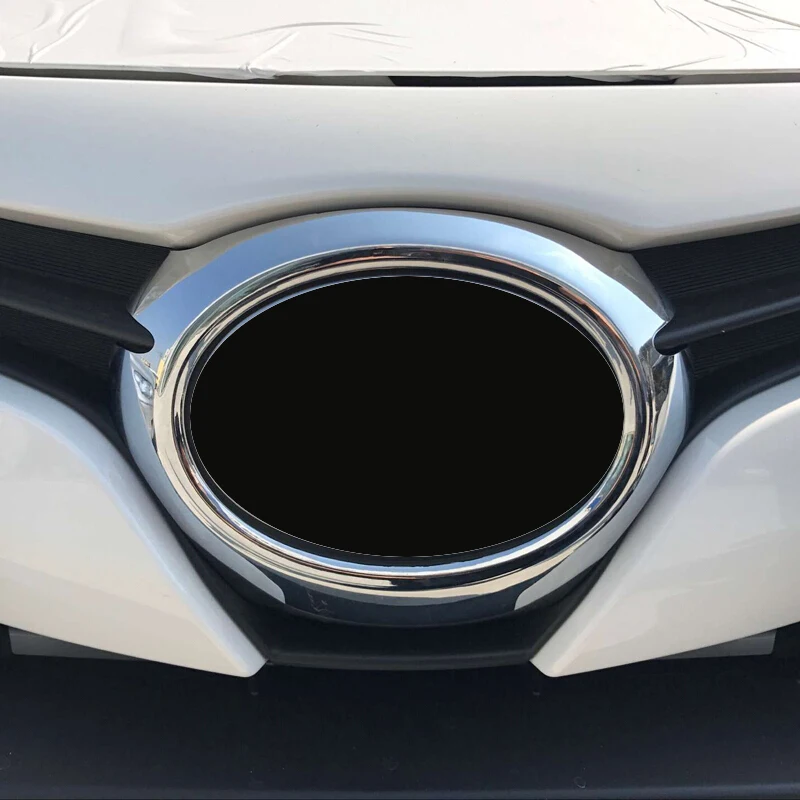 

For Toyota Vios/Yaris sedan 2017 2018 Car Styling Accessories ABS Chrome car logo frame Decoration Cover Trim 1pcs