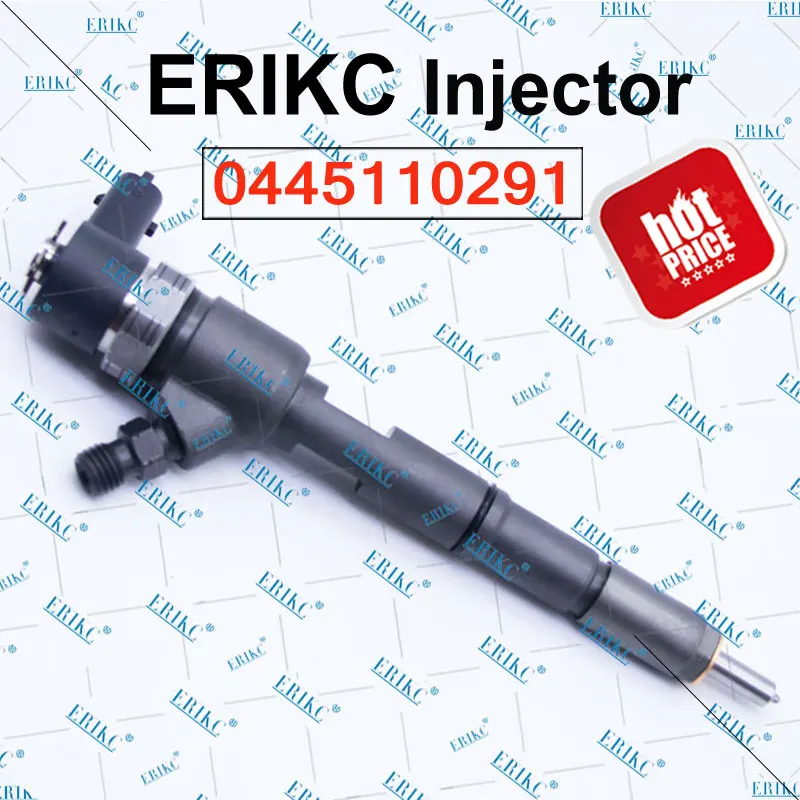 

ERIKC 0 445 110 291 Fuel Jet Injector Assembly 0445110291 Car Engine Diesel Injectors 0445 110 291 for BAW Fenix FAW LD Truck