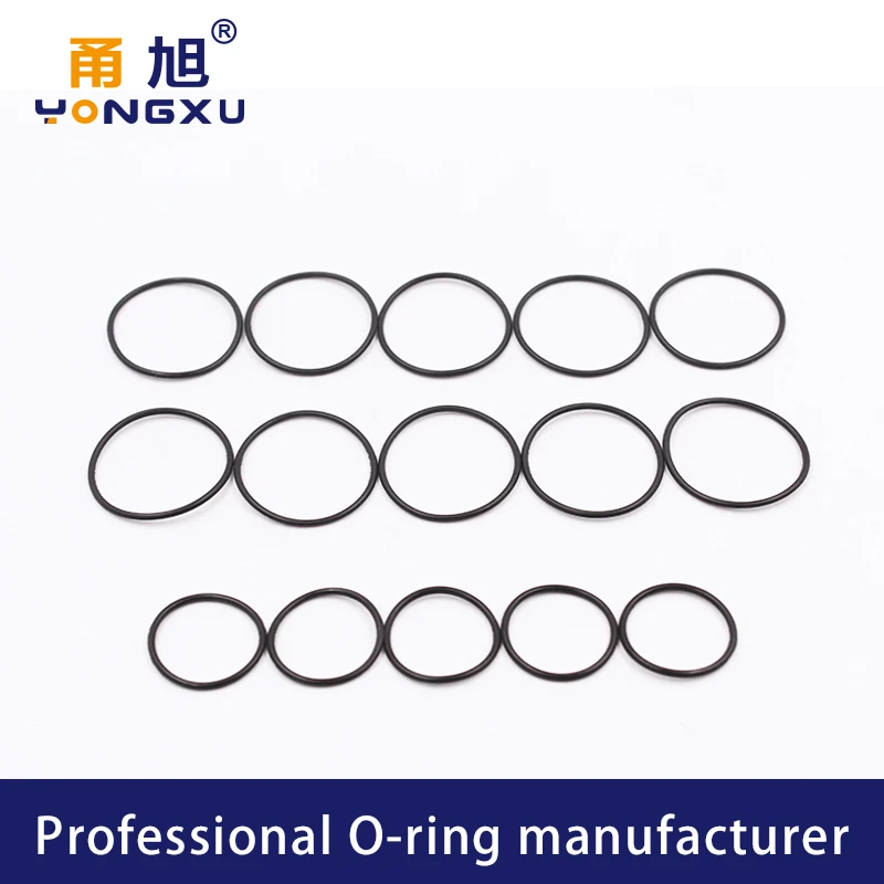 Thickness CS1.8/2.65mm Black FKM O-ring FPM fluorine rubber sealing gasket elasticity rubber washer ring Spot wholesale