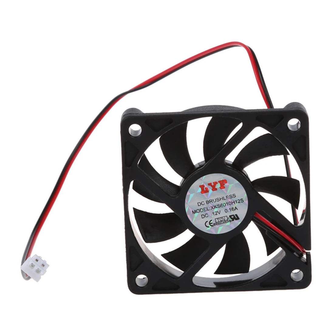 Desktop PC Case DC 12V 0.16A 60mm 2 Pin Cooler Cooling Fan