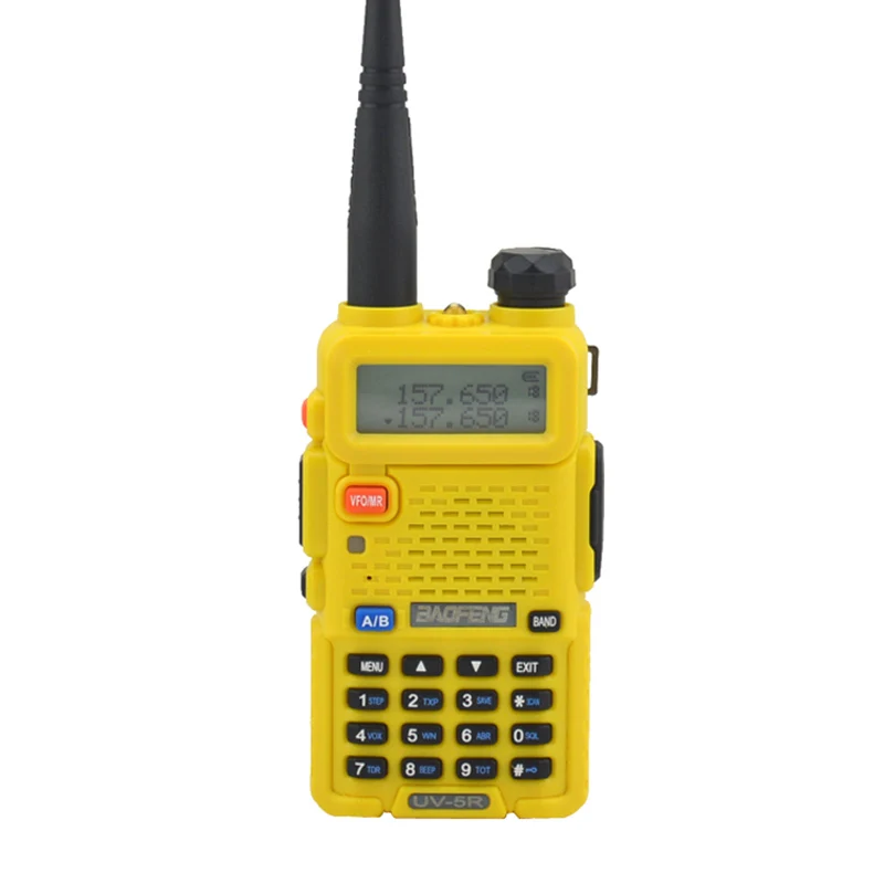 Baofeng Walkie Talkie UV-5R Dualband tweewegradio VHF / UHF 136-174 MHz en 400-520 MHz FM draagbare transceiver met oortelefoon
