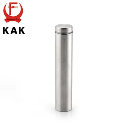 10PCS KAK Glass Fasteners 12mm Stainless Steel Acrylic Advertisement Standoffs Pin Nails Billboard Fixing Screws Hardware