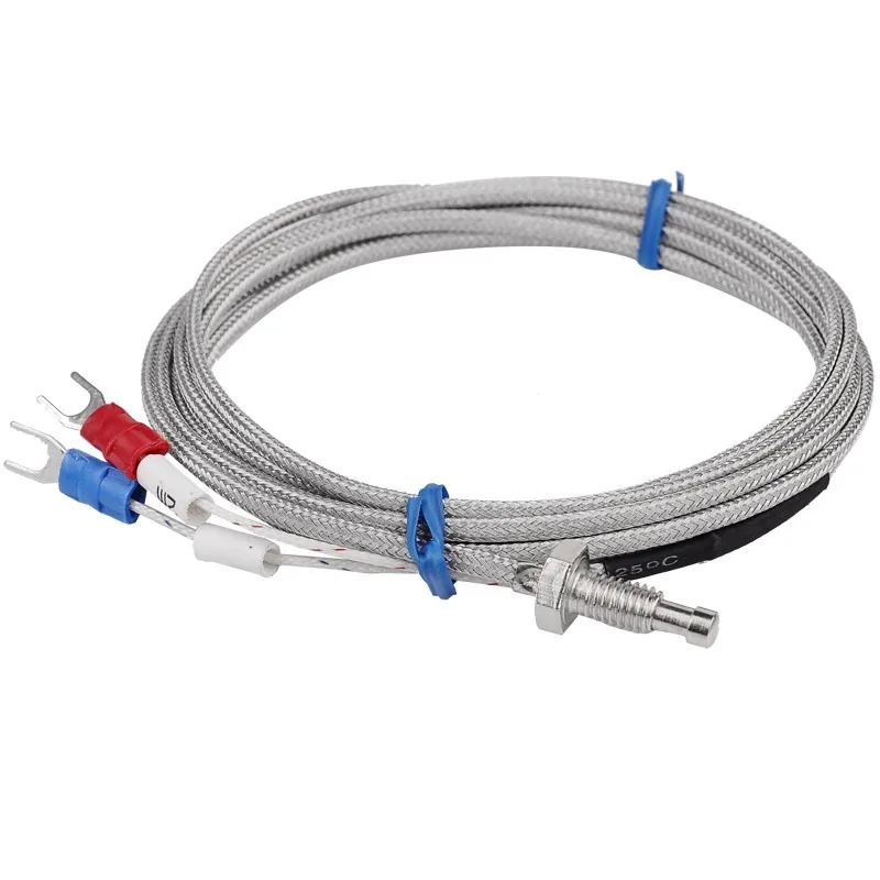 Wholesale M6 Screw Probe K type Thermocouple Temperature Sensor with 2M Wire Cable for Industrial Temperature Controller