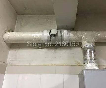 8 بوصة اسطوانة العادم مروحة قوة الأنابيب مروحة مقاوم للماء التهوية الأنابيب مروحة السقف أبخرة المطبخ مضمنة التهوية