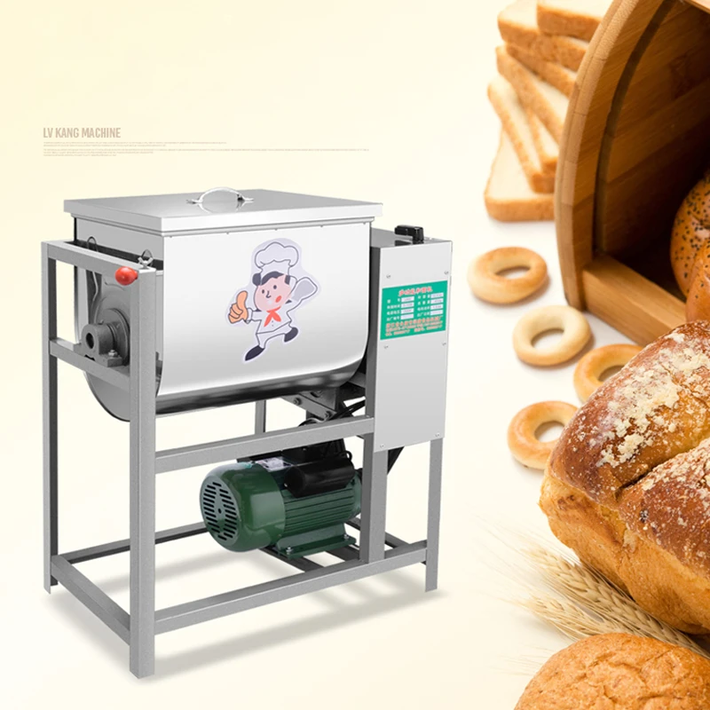 

15kg (5-15kg) capacity Commercial Dough Mixer Flour Mixer Stirring Mixer suit for Pasta bread Dough Kneading maker 220v 1500w