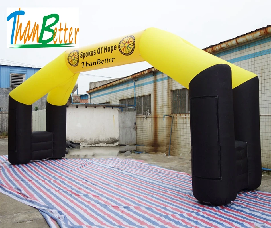 ThanBetter 6.0x4.0 inflatable Four Legs Arch, inflatable archway, 4 legs inflatable finish start arch for advertising