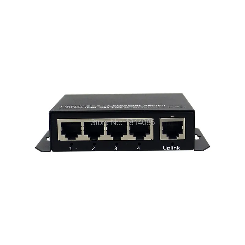 

4-port 10 / 100M PoE Switch network of compatible network cameras and wireless AP power IEEE 802.3af(15.4W)