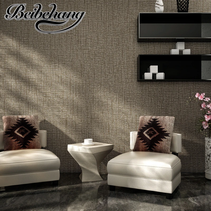 

beibehang High Quality Modern Wallpaper Simple texture Walls for wallpaper covering Color Beige,White wallpaper Papel de parede