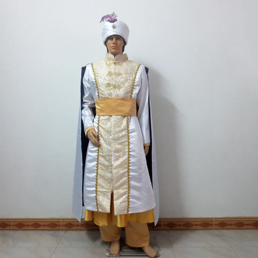 Aladdin and the Magic Lamp Aladdin Christmas Party Halloween Uniform Outfit Cosplay Costume Customize Any Size