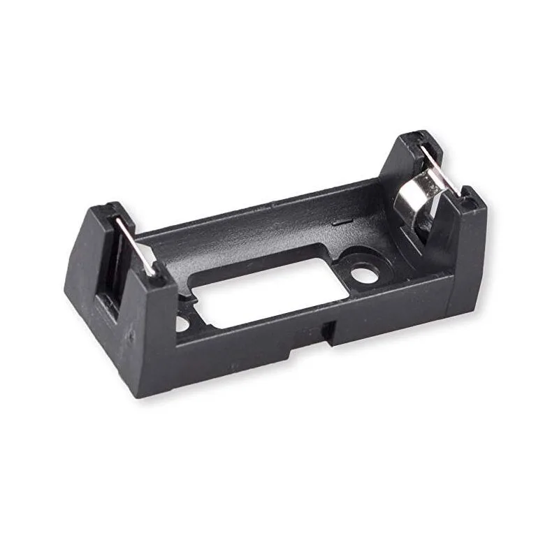 1Pcs/lot Hot Sell DIP Plastic Holder 3V CR123A Lithium Battery Holder Storage Case With 2 Pins