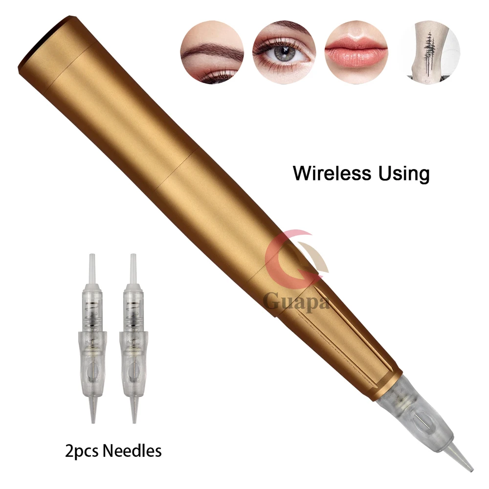 Portable Wireless cosmetic make up machine Eyebrow Tattoo Pen Permanent Makeup Machine Pen with 3 Levels Speed for lips Eyeliner