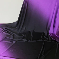 50cm*148cm Dance Polyester shade spandex Fabric Purple Black Purple Ombre knit Fabric