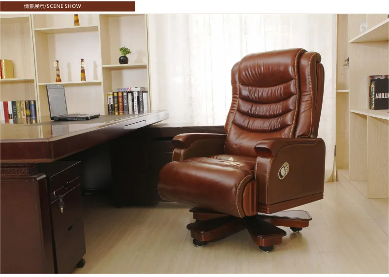 Luxury boss chair. Can lie leather of large chairs. High back of a chair lift chairs