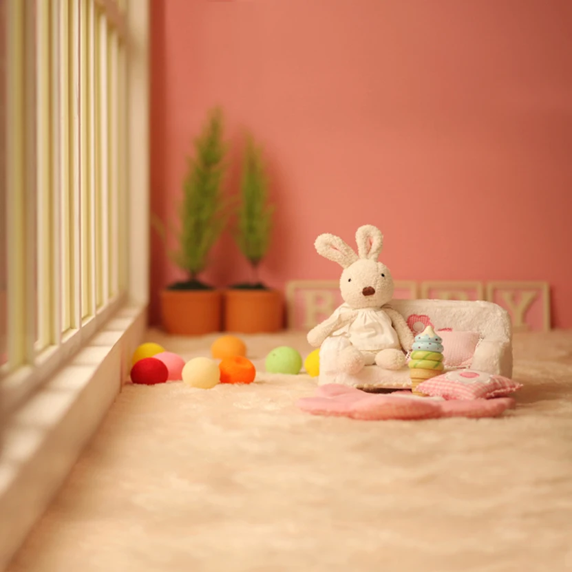 [wamami] Cute Rabbit Background/Backdrop Photography 1/4 MSD AOD BJD Dollfie