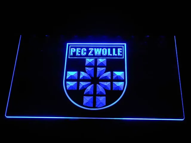 b1012 PEC Zwolle Eredivisie Football LED Neon Light Signs