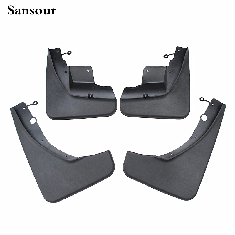 Sansour 2017 HOT For Jeep Grand Cherokee 2011-2015 Deluxe Front & Rear Mud Splash Guards Flap 4 pcs / Set Free Shipping