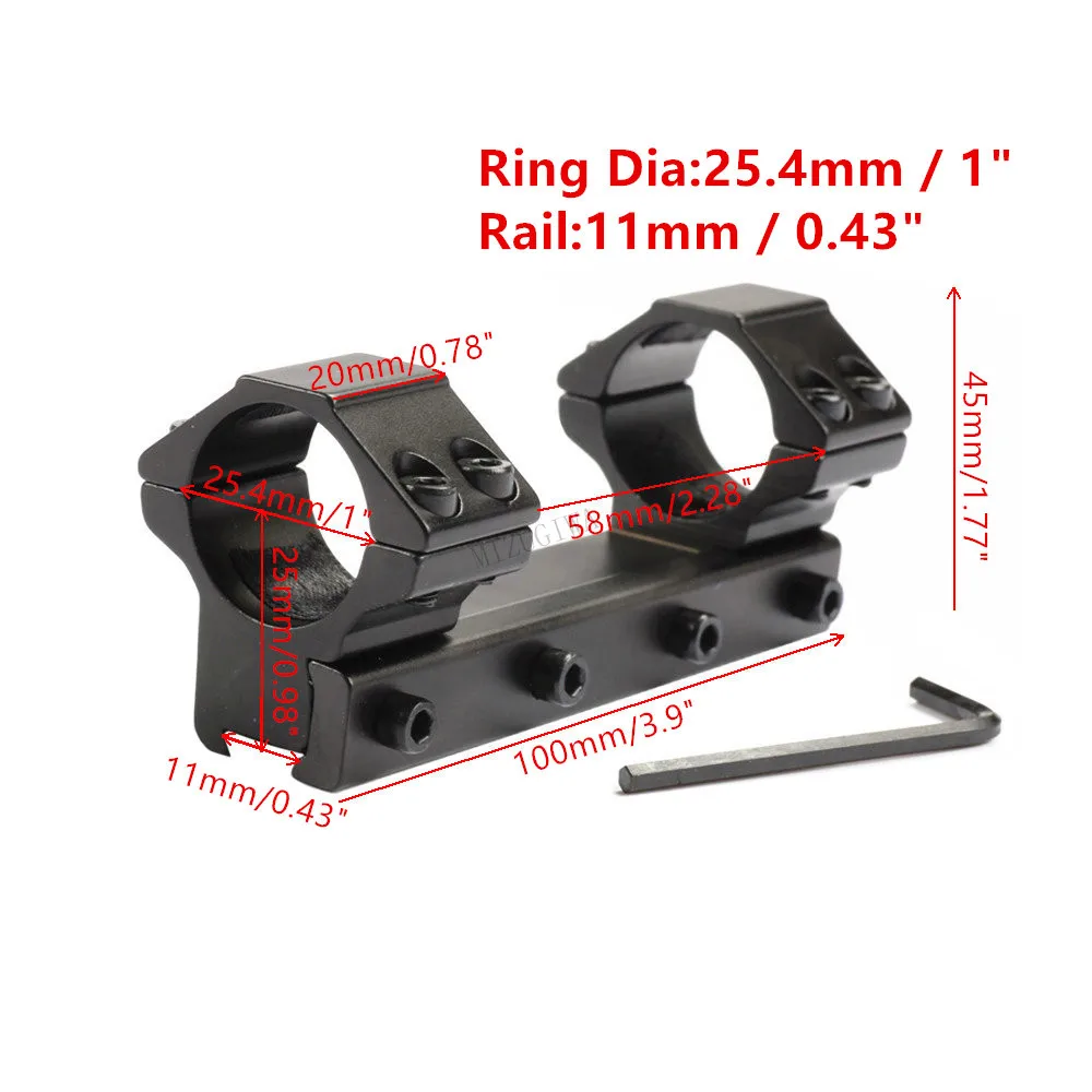 Scope Mount 25.4mm 1