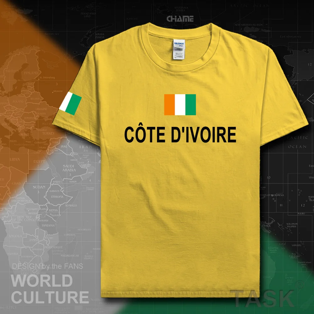 Cote d\'Ivoire Ivory Coast mens t shirt fashion 2017 jersey nation team cotton t-shirt clothing sporting tee CIV Ivorian Ivoirian