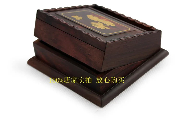 Redwood gifts * mahogany red rosewood cigarette smoke bomb jump is lotus automatic smoke box business gift