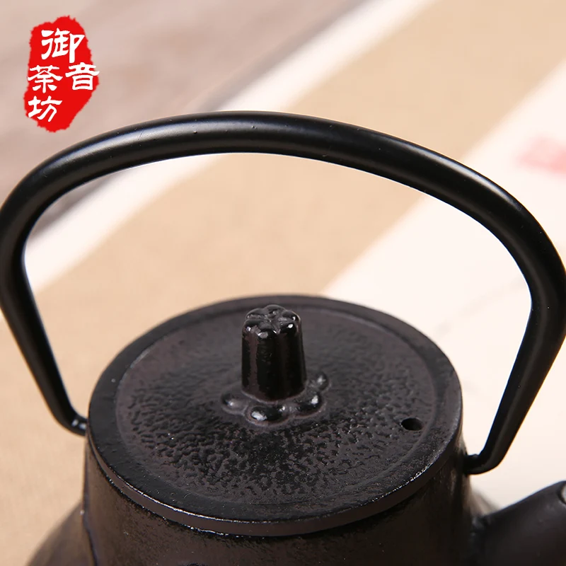 0.3L Cast Iron Teapot Set Tea Pot Tetsubin Kettle Drinkware 300ml Kung Fu Infusers Metal Net Filter Cooking Tools