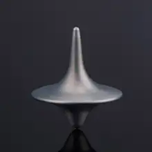 Metal Silver Spinning Top Gyroscope #3