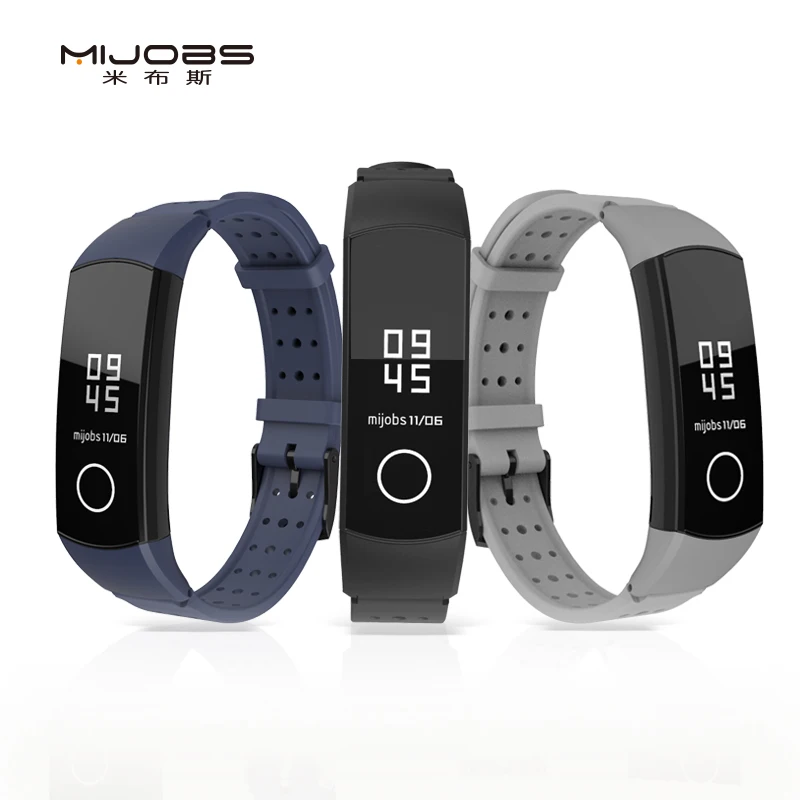 Wrist Strap for Huawei Honor Band 4 Strap for Honor Band 5 Bracelet for Honor 5 Silicone Watchband Smart Wristband Accessories