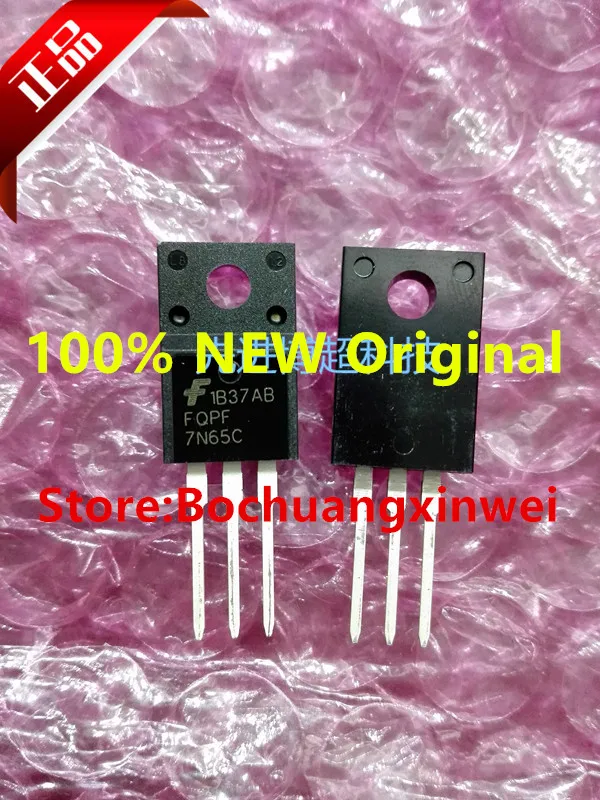 Free Shipping NEW Original FQPF7N65C FQPF7N65 FQPF 7N65C 7N65 MOSFET N-CH 650V 7A TO-220F