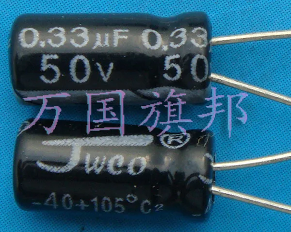 

Delivery.Free of high and low voltage 0.33 uf electrolytic capacitors 50 v 2.9 RMB 100