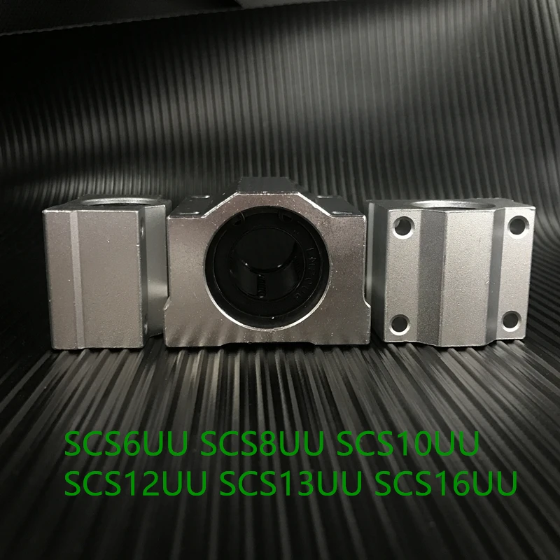 Sc6uu Scs6uu Scs8uu Scs8 Scs10uu Scs12uu Scs13uu Scs16uu Linear Ball Bearing Block For Shaft 3d Priter Cnc Router Motor