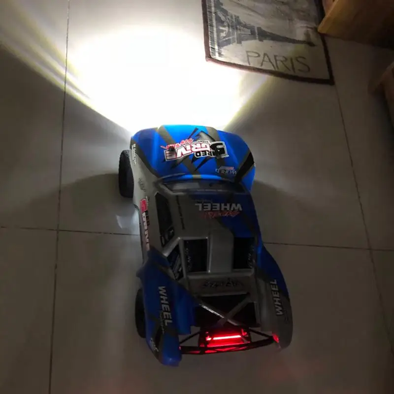 1 Pair Metal LED Headlight Spotlight For 1/10 RC Crawler Car RC Short-Course Traxxas Slash REVO E-REVO X-MAXX 1/8 1/5 RC Car