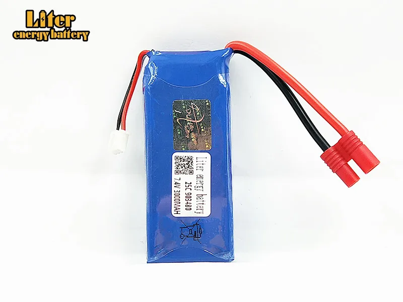 

10pcs/lot 7.4V 3000mAh 903480 25c X8C X8W X8G quadrocopter 7.4V 3000mAh high capacity lithium battery