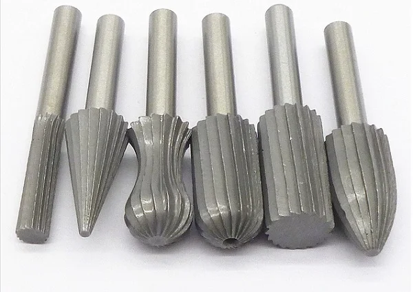 ใหม่6ชิ้นไฮสปีดโม่หมุนตัดไม้แกะสลักเครื่องมือโรตารี