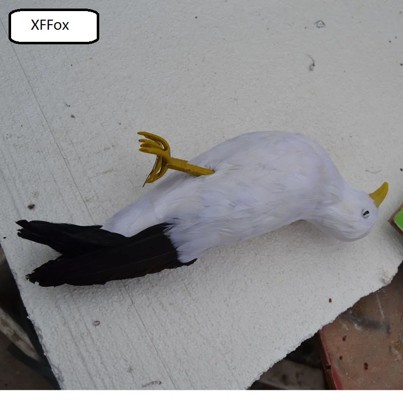 creative real life dead Seagull model foam&feather seagull bird model about 30cm xf0022