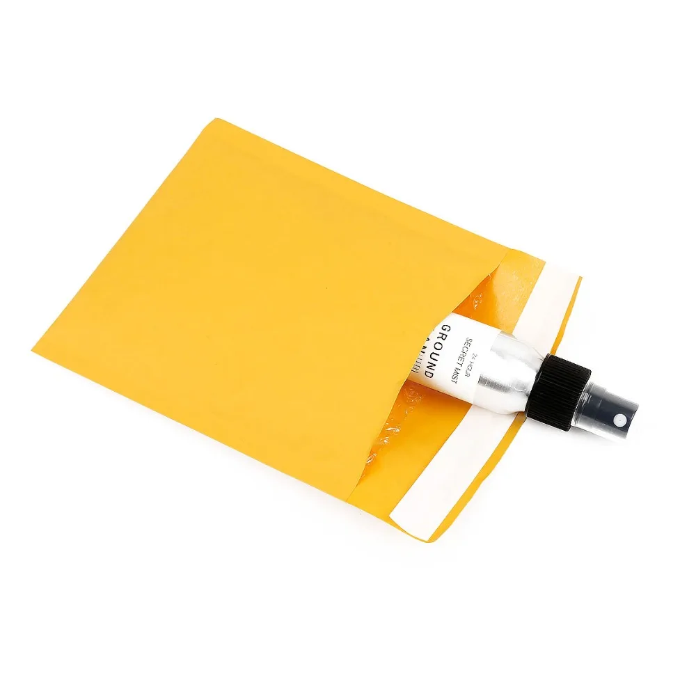 High Quality Kraft Paper Window Envelopes Bag Mailing Bags Moistureproof Self Seal Yellow Stationary Bag For Jewelry Packaging