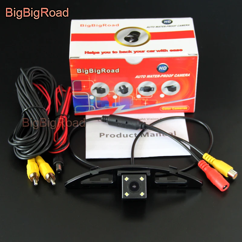

BigBigRoad For Honda City 2008 2011 2012 2014 Car Rear View Reverse Backup Camera HD CCD Night Vision Parking Camera Waterproof
