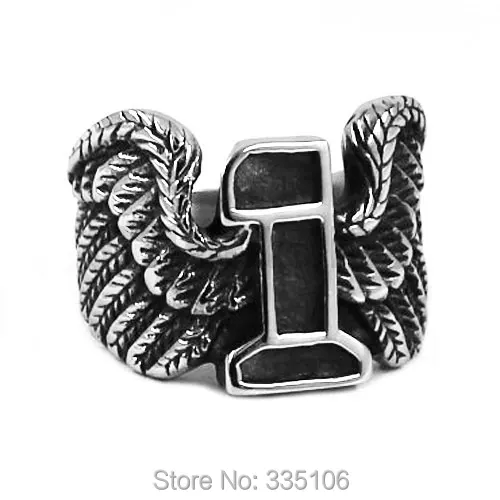 Wholesale Eagle Wings No.1 Motor Biker Ring Stainless Steel Jewelry New Design Wings Biker Mens Ring SWR0439A