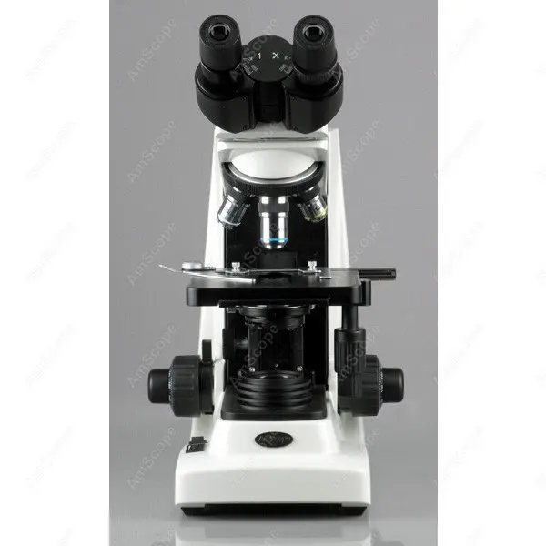 Darkfield  Microscope-AmScope Supplies 40x-1600x Darkfield and Turret Phase Contrast Compound Microscope